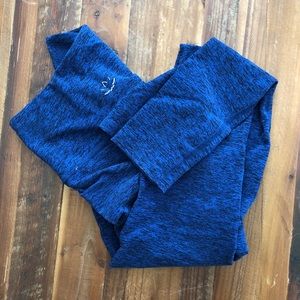 Beyond Yoga blue ankle leggings high waist